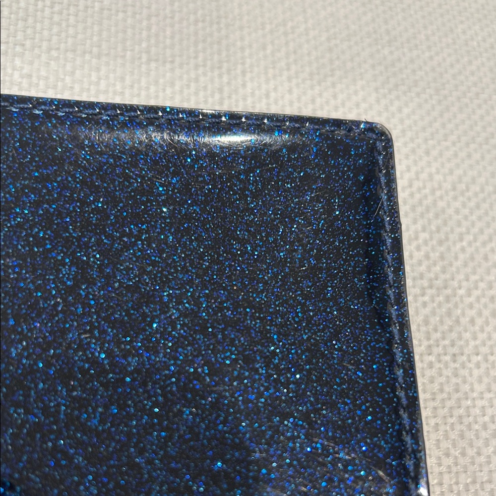 Kate Spade Midnight Blue Glitter Wallet - Picture 2 of 6